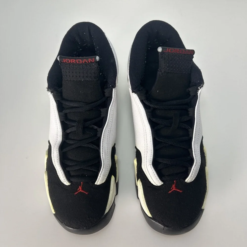 Nike‎ Air Jordan 14 XIV Retro Black Toe 2014 Size 6.5Y, Women's 8 654963-102